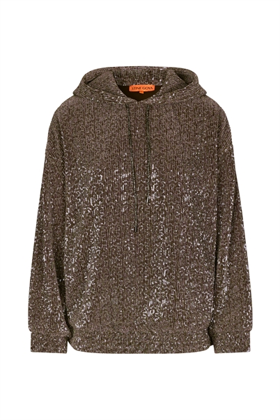 Stine Goya Jesper Sweatshirt Holographic Sequin-Shop Online Hos Blossom