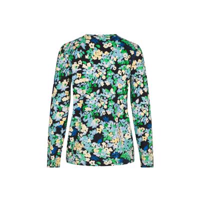 Stine Goya Roxanne Bluse Floral Pointilism Shop Online Hos Blossom
