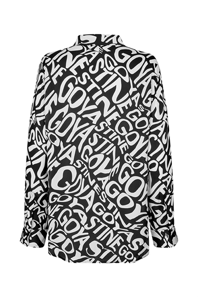 Stine Goya SGWal Skjorte Liquified Logo Shop Online Hos Blossom