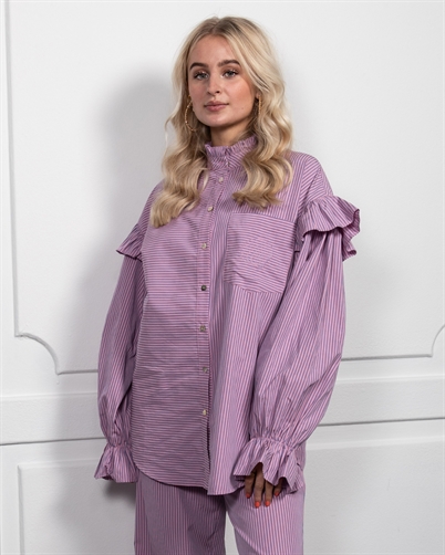 Stories From The Atelier Ocean Vibes Skjorte Purple - Shop Online