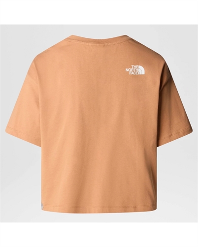 The North Face Cropped Easy T-shirt Almond Butter Gardenia White-Shop Online Hos Blossom