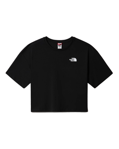 The North Face Cropped T-shirt TNF Black Shop Online Hos Blossom