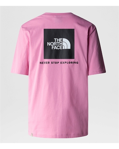 The North Face Relaxed Red Box T-shirt Orchid Pink Shop Online Hos Blossom