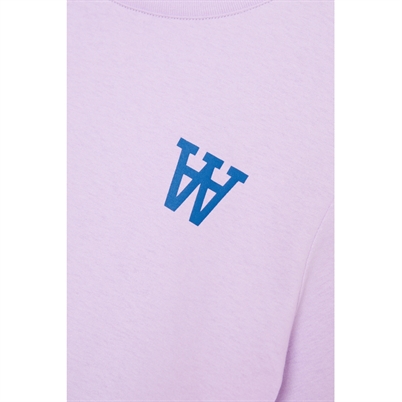 Wood Wood Mia AA Logo T-shirt La Lilac Shop Online Hos Blossom