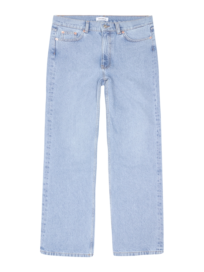 Carla Doone Jeans Washed Blue - Shop Woodbird Nyhed