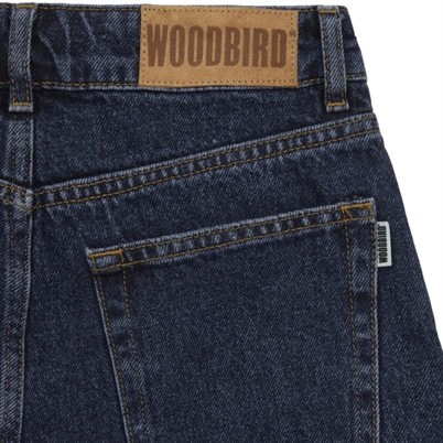 Woodbird WBMaggie 90s Rinse Shorts 90s Blue Shop Online Hos Blossom