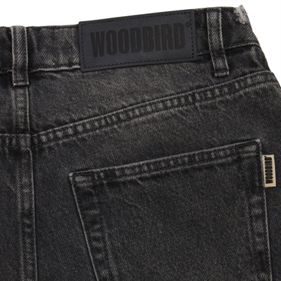 Woodbird WBMaggie Eclipse Shorts Grey Black Shop Online Hos Blossom