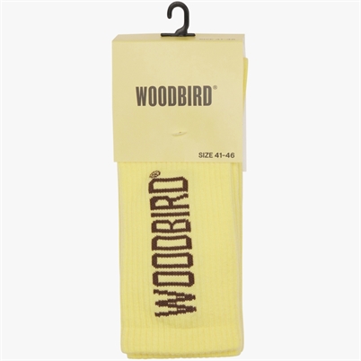 Woodbird WBTennis Logo Strømper Butter Shop Online Hos Blossom