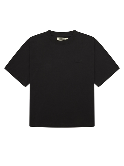 Woodbird WBjuno Base T-shirt Black Shop Online Hos Blossom