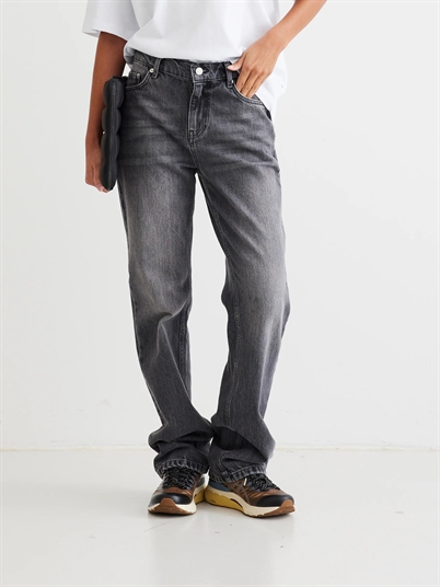 Woodbird WBkathy Eclipse Jeans Dark Grey-Shop Online Hos Blossom