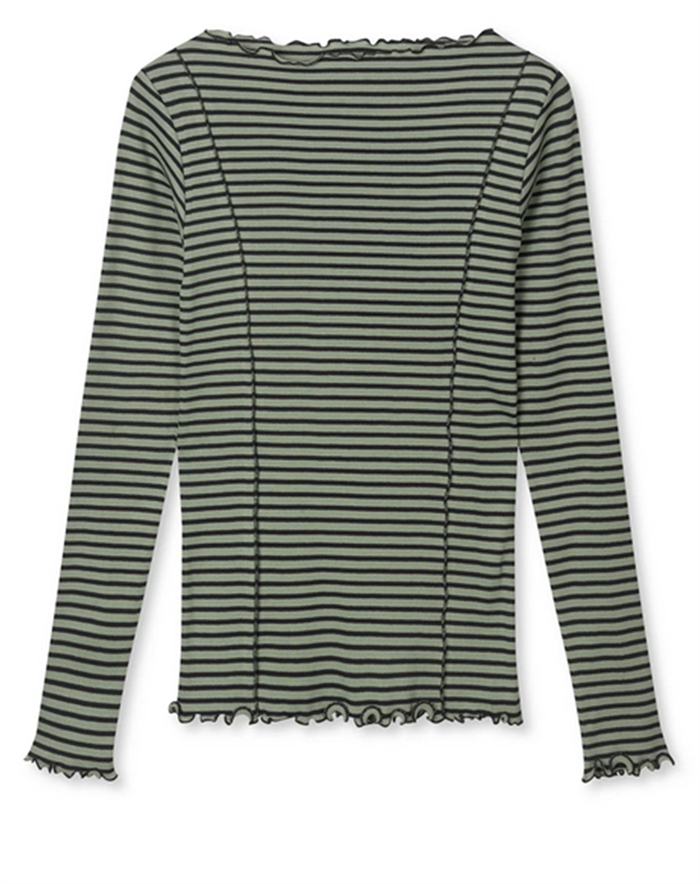 Mads Nørgaard - Stripe Siri Trøje - Sea Spray/Black
